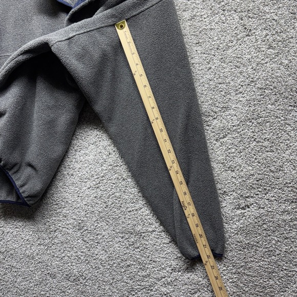 Patagonia Gray Synchilla Snap-T Fleece Long Sleeve Pullover Mens Jacket Size S - Picture 6 of 16